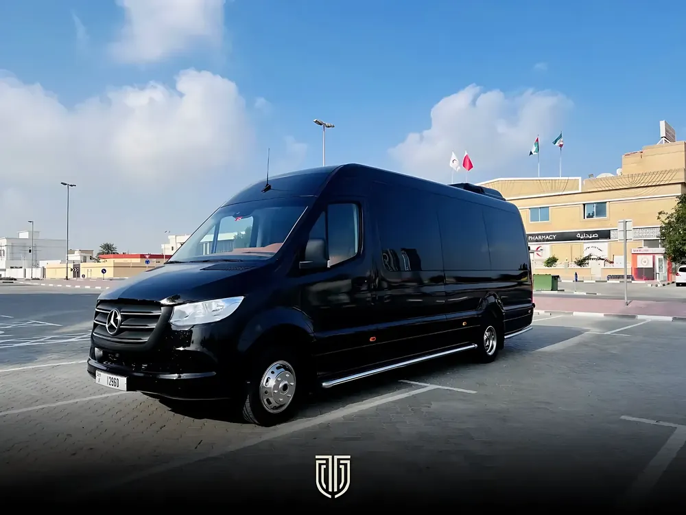 Black Mercedes Sprinter