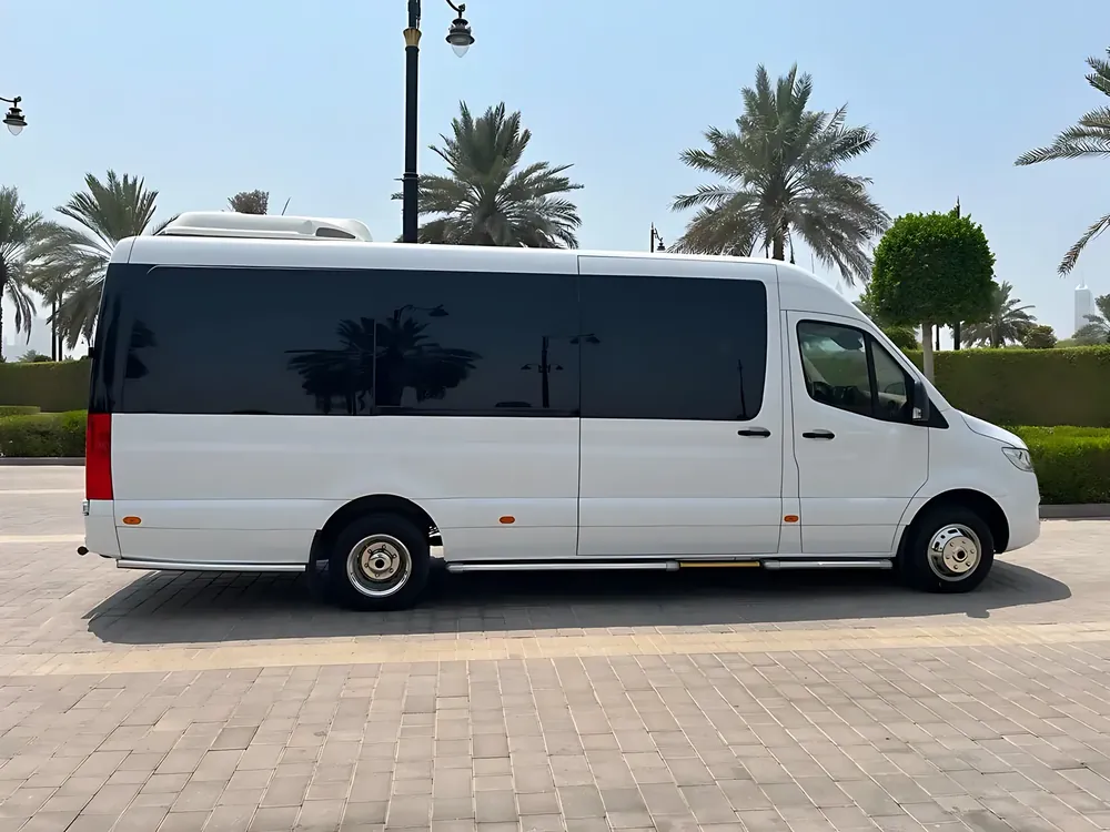 White Mercedes Sprinter